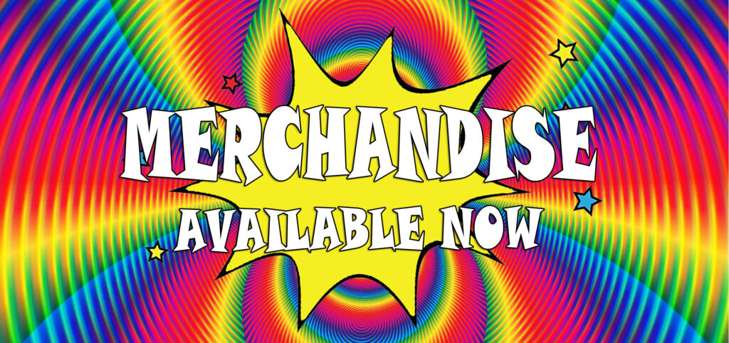 Merchandise Now colorful digital banner